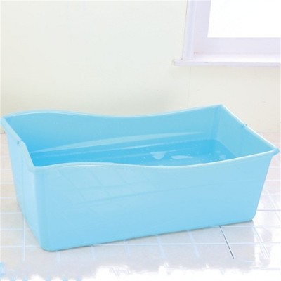 Wholesale PP Plastic Children Folding Bathing Basin Foldable Child Bath Tub